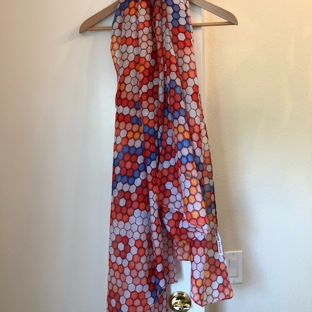 Multicolored light scarf
